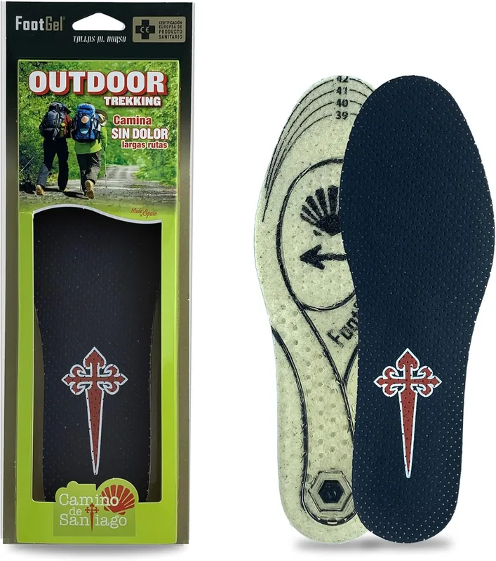 Plantillas Outdoor Trekking Camino de Santiago,Plantillas de Gel para largas rut…