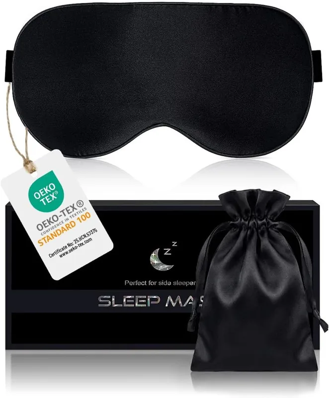 Aosun Antifaz para Dormir, Máscara para Dormir Mujer y Hombre, Ultrasuave y Cómo…