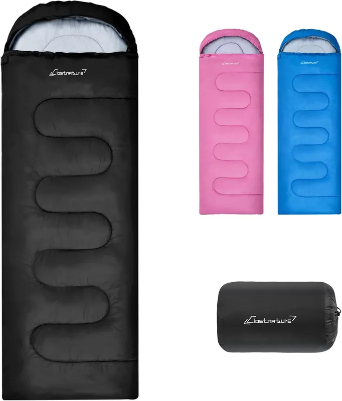 Clostnature Saco de Dormir Adulto Ligero y Compacto - Saco Dormir Ultraligero 3…
