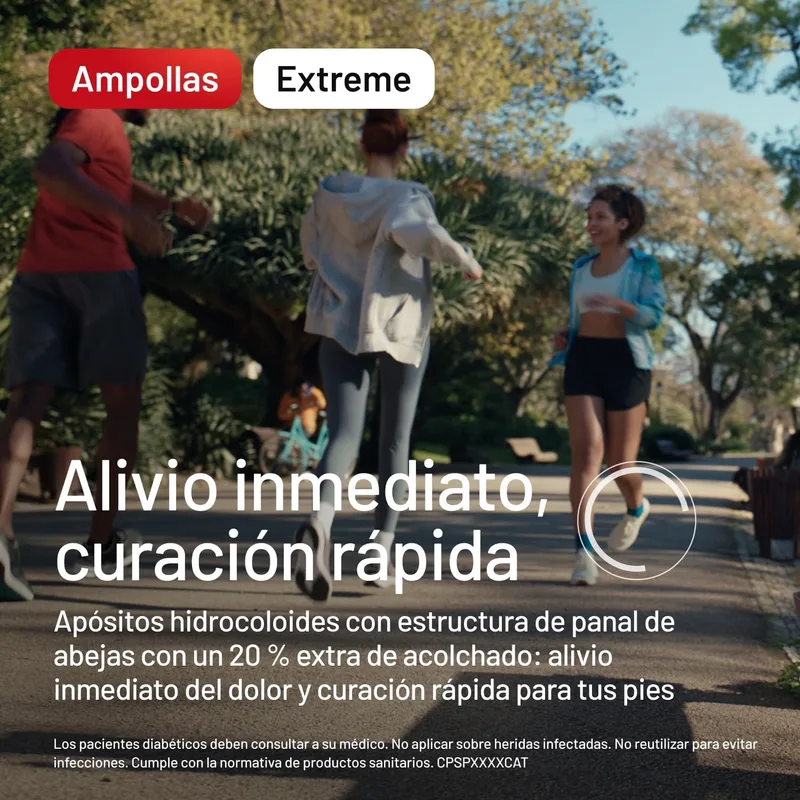 Compeed Ampollas Extreme, Apósitos Hidrocoloides, Pack 2 x 6 uds