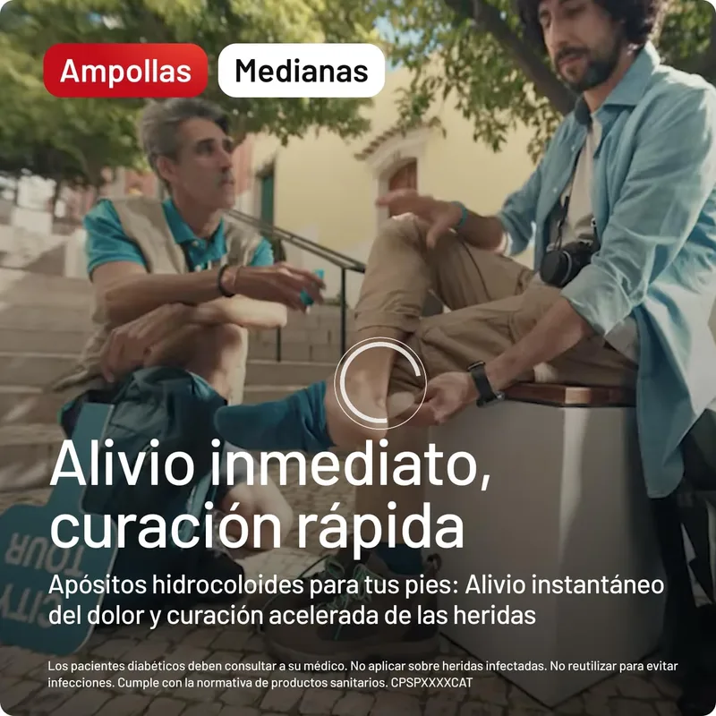 COMPEED Ampollas Medianas, Apósitos Hidrocoloides Contra Rozaduras, Pack 2 x 12…