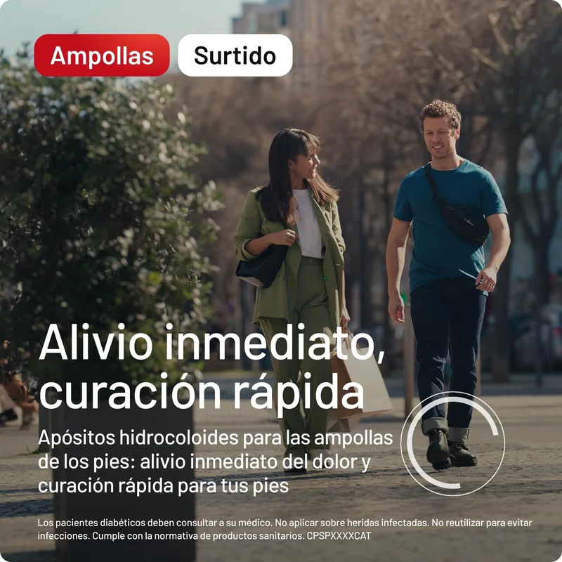 COMPEED Ampollas Surtido, Apósitos Hidrocoloides Contra Rozaduras, Pack 3 x 6 ud…