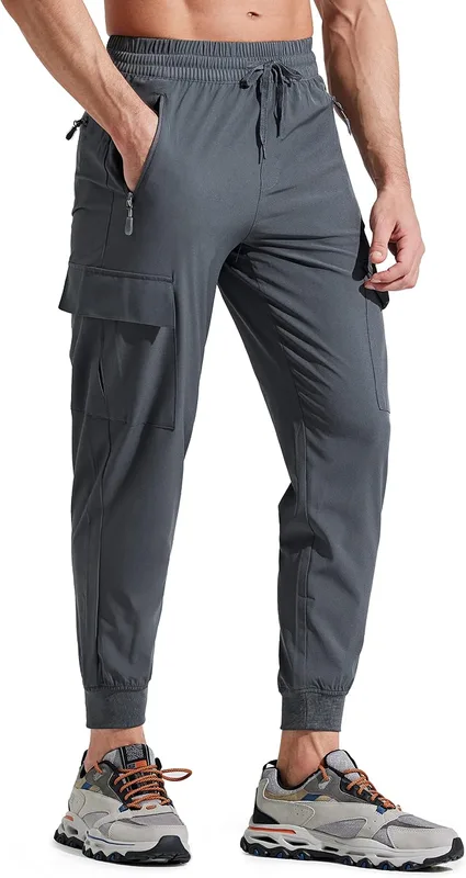 Libin Pantalones de Trekking Hombre Ligero Senderismo | Secado Rápido Jogging Pa…