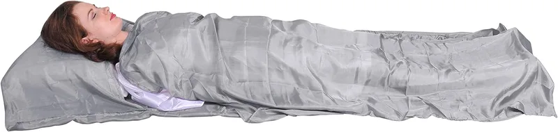 Marycraft Sábanas para Sacos De Dormir Ultraligero, 100% Seda De Mora, 210 cm x…