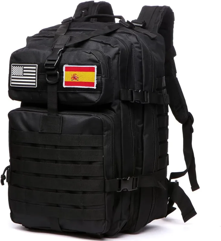Mochila Tática 50 Litros con Sistema Molle - Gran Capacidad Militar Impermeable…