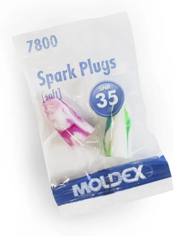 Moldex 7800-50 Spark - Tapones suaves para los oídos (50 unidades)