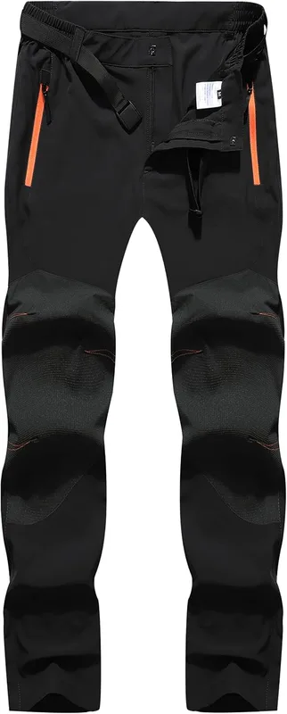 Pantalones Trekking Hombre Impermeable Montaña Senderismo Alpinismo Ligero Trans…