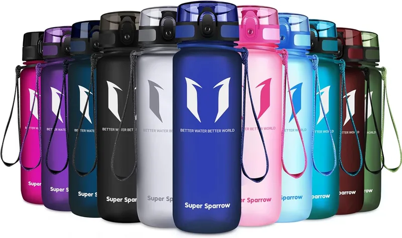 Super Sparrow Botella de Agua Deportiva -350ml & 500ml & 750ml & 100…