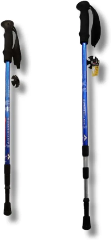 Weida | Bastones Extensibles de Aluminio de Senderismo 2 Unidades | Plegables y…